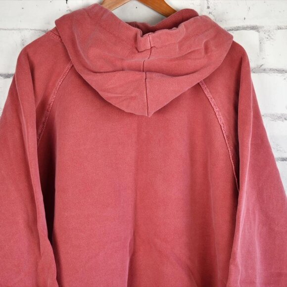 Teddy the Dog Novelty Applique Distressed Full Zip Hoodie Sweatshirt Jacket XXL - Picture 7 of 8